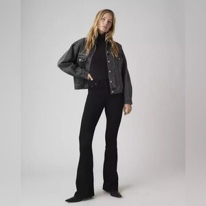 Levi’s 726 Black Denim Flare Jeans